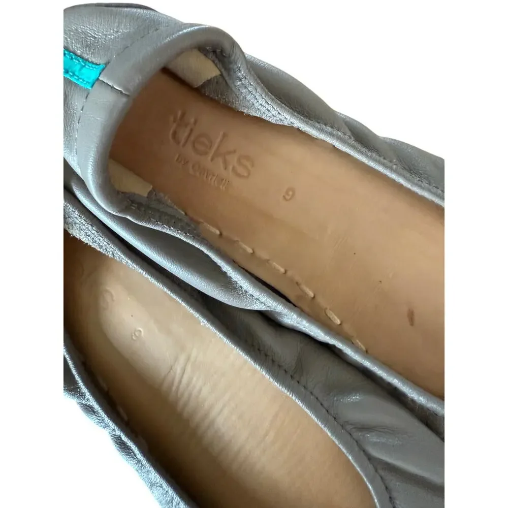 Tieks by Gavrieli‎ taupe leather ballet flats